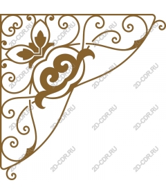  Elegant vintage ornament corner