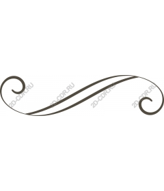  Elegant decorative swirl
