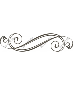  Elegant decorative swirl