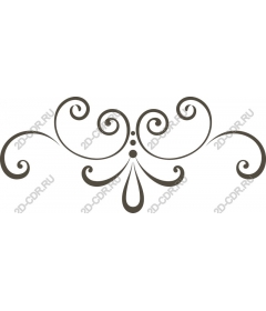  Elegant decorative ornament