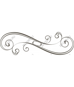  Elegant swirling pattern