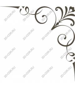  Elegant decorative corner decorative element