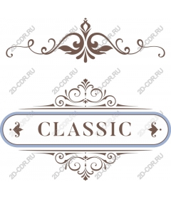  Classic ornamental decorative