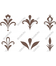  Elegant set of vintage motifs