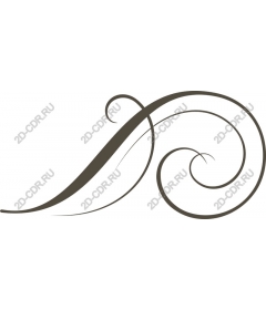  Elegant ornamental curl
