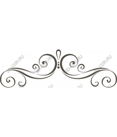 Exquisite decorative swirl