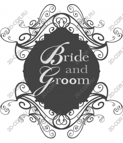  Elegant bride and groom