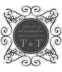  An elegant invitation for engagement party
