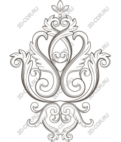  Elegant vintage ornament