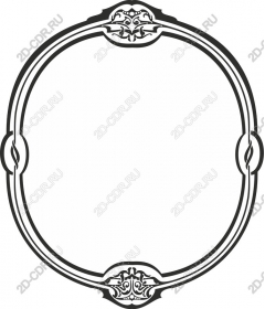 Vintage decorative frame