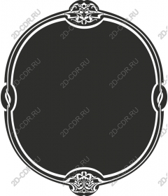 Vintage decorative frame