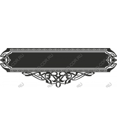 Vintage decorative frame