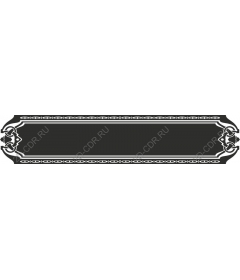 Vintage decorative frame