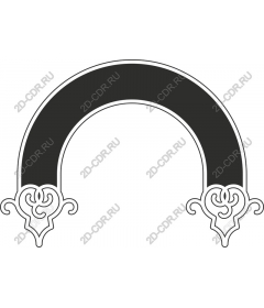  Elegant black and white arch