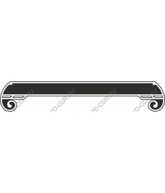  Elegant black decorative border