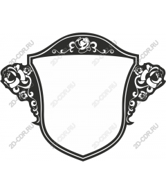  Elegant frame-rose