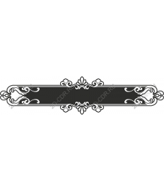 Vintage banner-scroll