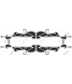  Vintage ornamental border