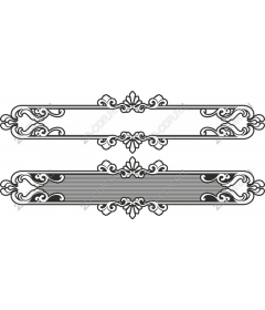 Exquisite vintage decorative frames set