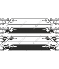 Exquisite decorative borders