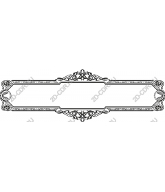 Exquisite vintage frame