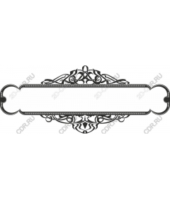  Elegant vintage decorative border