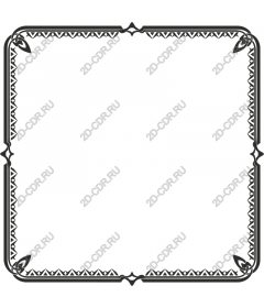  Elegant geometric frame