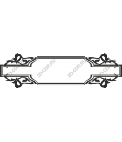 Elegant vintage decorative frame