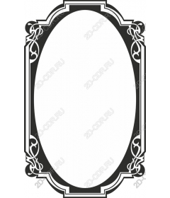 Vintage decorative frame