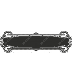 Exquisite vintage frame