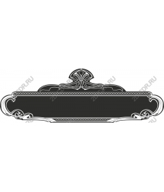  Vintage ornamental banner