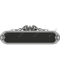 Elegant vintage decorative frame