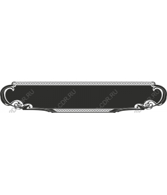Elegant vintage decorative frame