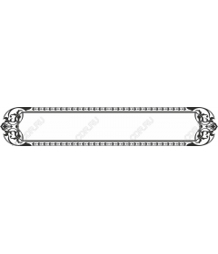 Exquisite decorative border