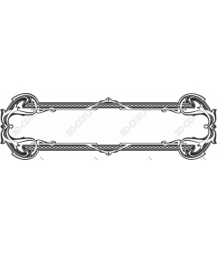 Elegant vintage frame