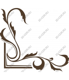  Elegant corner flourish
