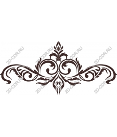  Elegant floral ornament