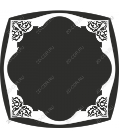  Elegant floral frame