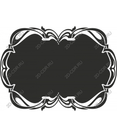 Vintage decorative frame