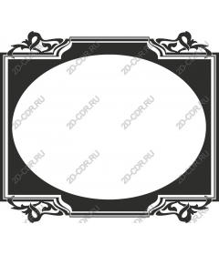 Vintage decorative frame