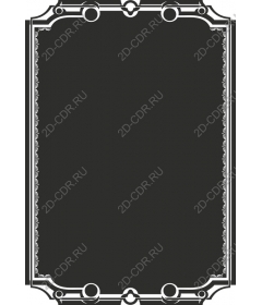 Vintage decorative frame