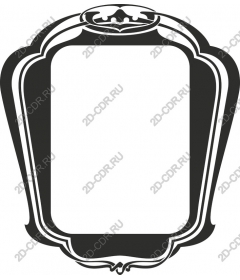 Elegant vintage decorative frame