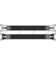  Elegant vintage decorative border