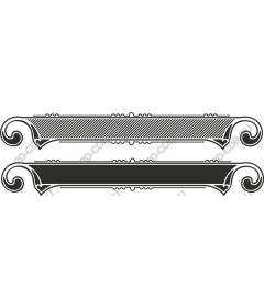  Vintage ornamental banner