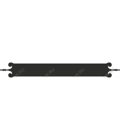 Vintage ornamental banner