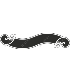  Elegant black decorative banner