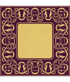  Decorative frame with Celtic knot