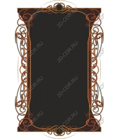 Vintage decorative frame