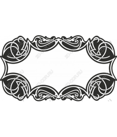  Frame with Celtic knot