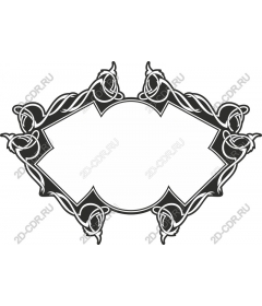 Exquisite vintage frame